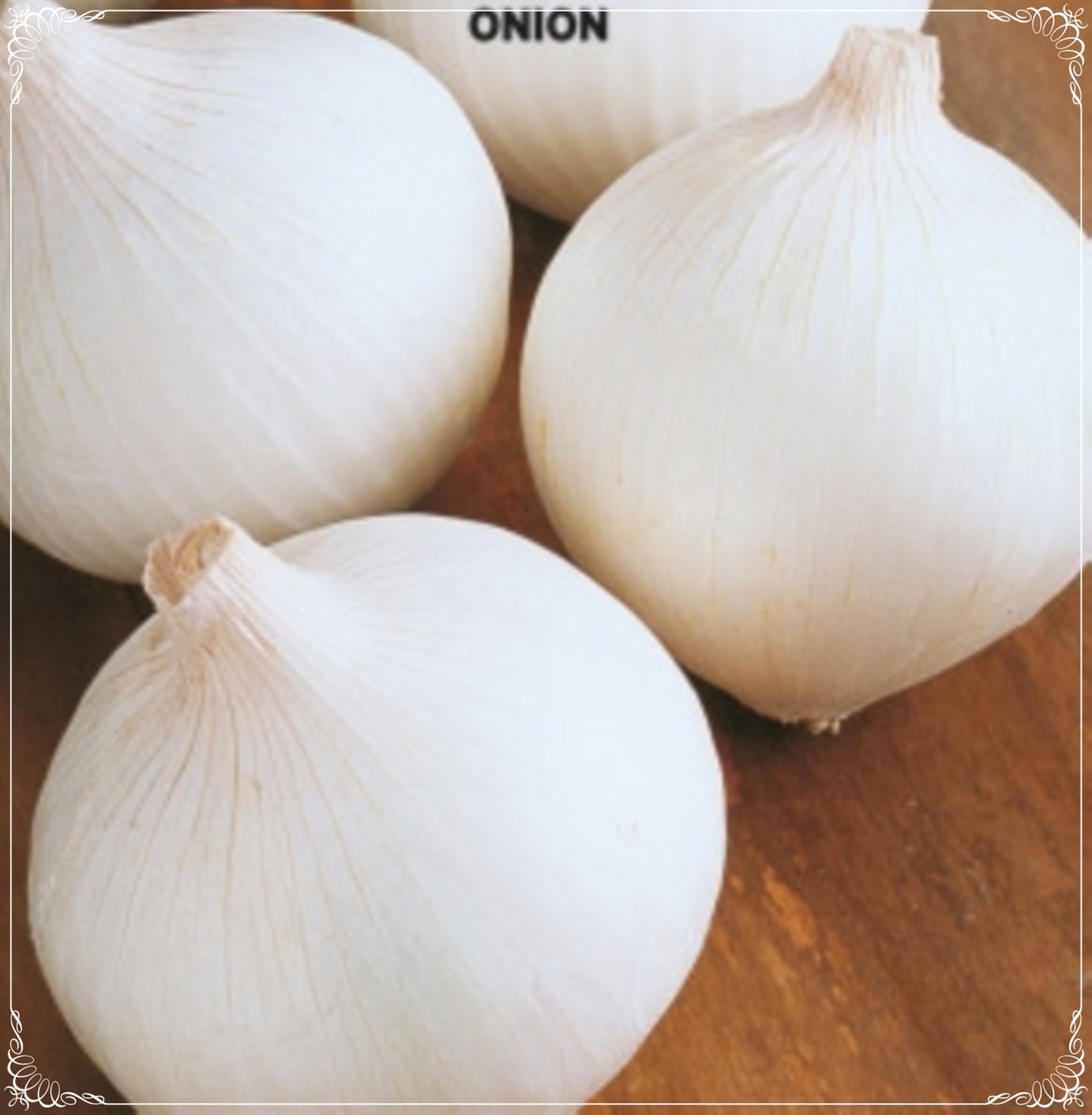100 Seeds White Onion Seed, Bermuda Onion, Natural, Non GMO, Heirloom, Easy To Grow