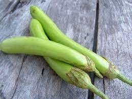 50 Seeds Long Green Eggplant, Tomahawk Thai Eggplant, Natural, Non GMO