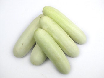 10 Seeds White Large Cucumber, Large Fruits, Sweet, Crisp, Delicious Flesh, Thai Vegetable, Non GMO