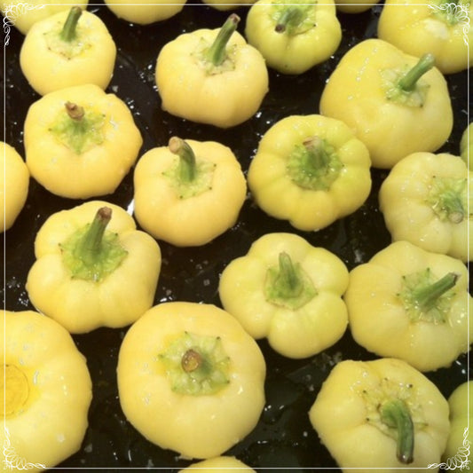 100 Seeds Pickle Chubby Fat Hot Pepper Seed, Bitter Marbles Chili, Natural, Non GMO, Heirloom, Edible Small Round Peppers