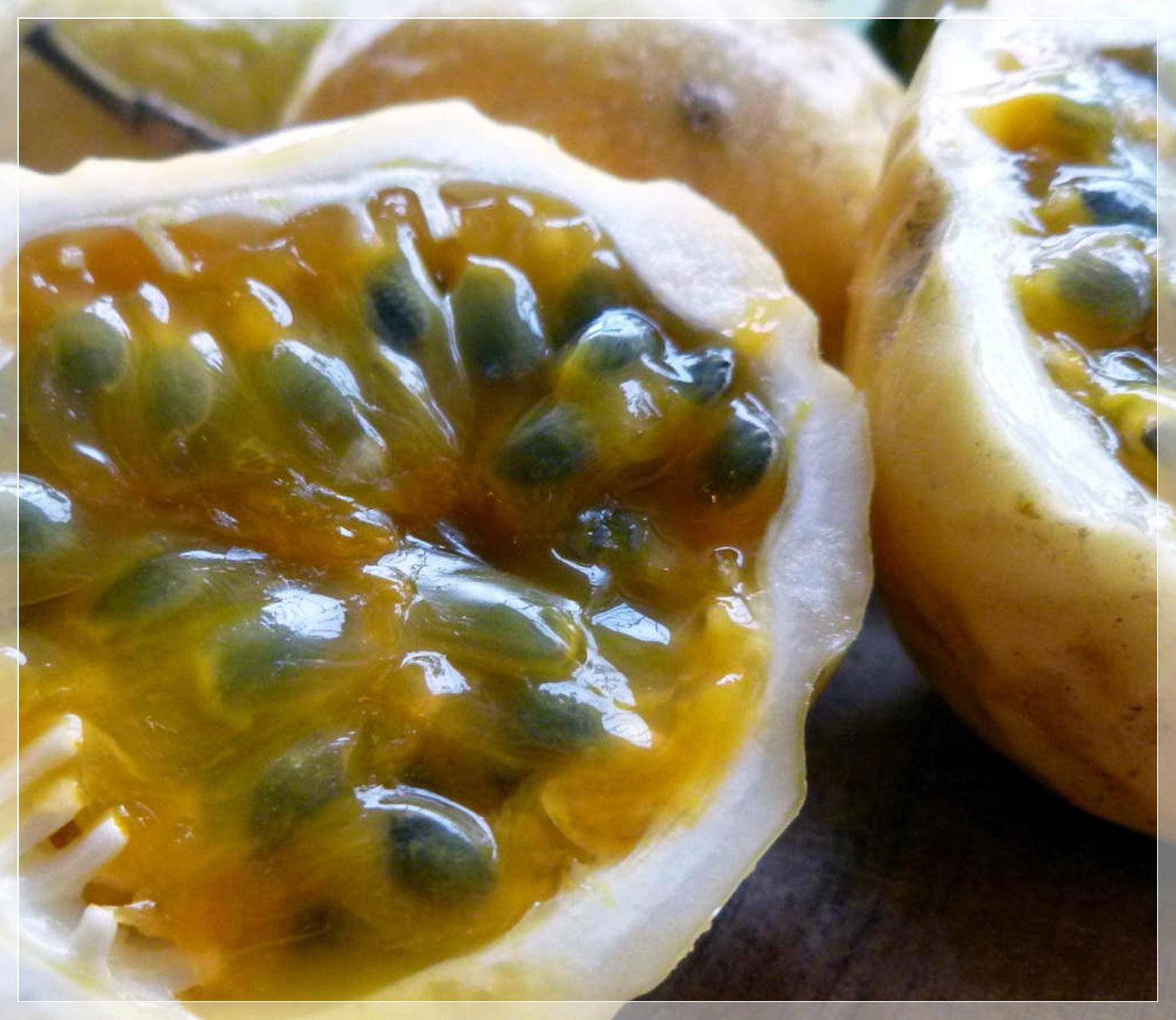 10 Seeds Yellow Passion Fruit, Passiflora, Maracuya, Natural, Non GMO, Heirloom